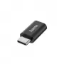 Adapter Hama 00200310 Micro-USB auf USB-C Schwarz