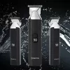 Kabelschere wiederaufladbarer Haarschneider MANTA HT-01BK — USB-C, IPX7 wasserdicht, 90 Min. Akku, 6 + 4 Magnetaufsätze