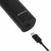 Kabelschere wiederaufladbarer Haarschneider MANTA HT-01BK — USB-C, IPX7 wasserdicht, 90 Min. Akku, 6 + 4 Magnetaufsätze