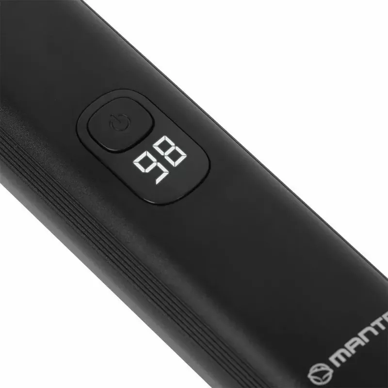 Kabelschere wiederaufladbarer Haarschneider MANTA HT-01BK — USB-C, IPX7 wasserdicht, 90 Min. Akku, 6 + 4 Magnetaufsätze
