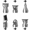 Kabelschere wiederaufladbarer Haarschneider MANTA HT-01BK — USB-C, IPX7 wasserdicht, 90 Min. Akku, 6 + 4 Magnetaufsätze