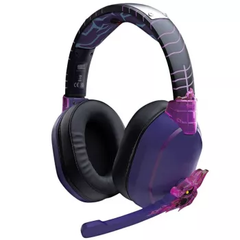 Lexip Sasuke „Revenge“ Naruto Shippuden Headset – Bluetooth, mit abnehmbarem Mikrofon – Kabellos auf PC, Nintendo Switch, Android, iOS und Tablet – Kabelgebunden auf PS4, PS5 und Xbox