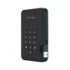 iStorage diskAshur2 256-bit 1 TB USB 3.2 sicher verschlüsseltes Solid-State-Laufwerk – Schwarz IS-DA2-256-SSD-1TB-B