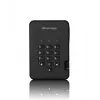 iStorage diskAshur2 256-bit 1 TB USB 3.2 sicher verschlüsseltes Solid-State-Laufwerk – Schwarz IS-DA2-256-SSD-1TB-B