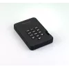 iStorage diskAshur2 256-bit 1 TB USB 3.2 sicher verschlüsseltes Solid-State-Laufwerk – Schwarz IS-DA2-256-SSD-1TB-B