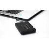 iStorage diskAshur2 256-bit 1 TB USB 3.2 sicher verschlüsseltes Solid-State-Laufwerk – Schwarz IS-DA2-256-SSD-1TB-B