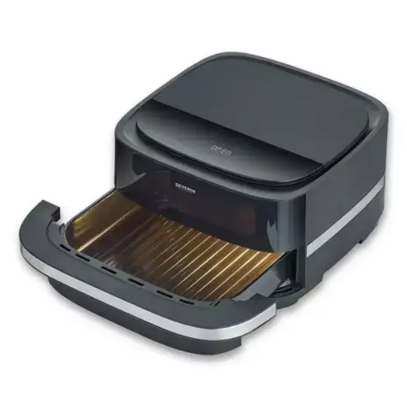 Pizzamaker Severin FR 2464 2200 W Schwarz Silber 1 Pizza