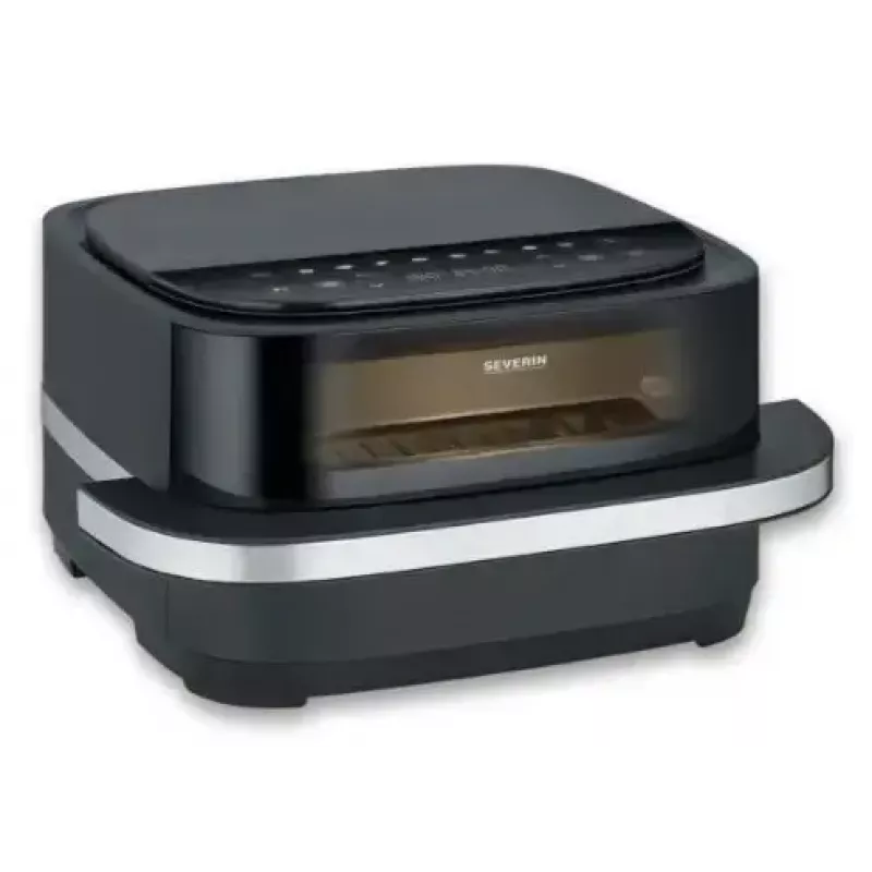 Pizzamaker Severin FR 2464 2200 W Schwarz Silber 1 Pizza