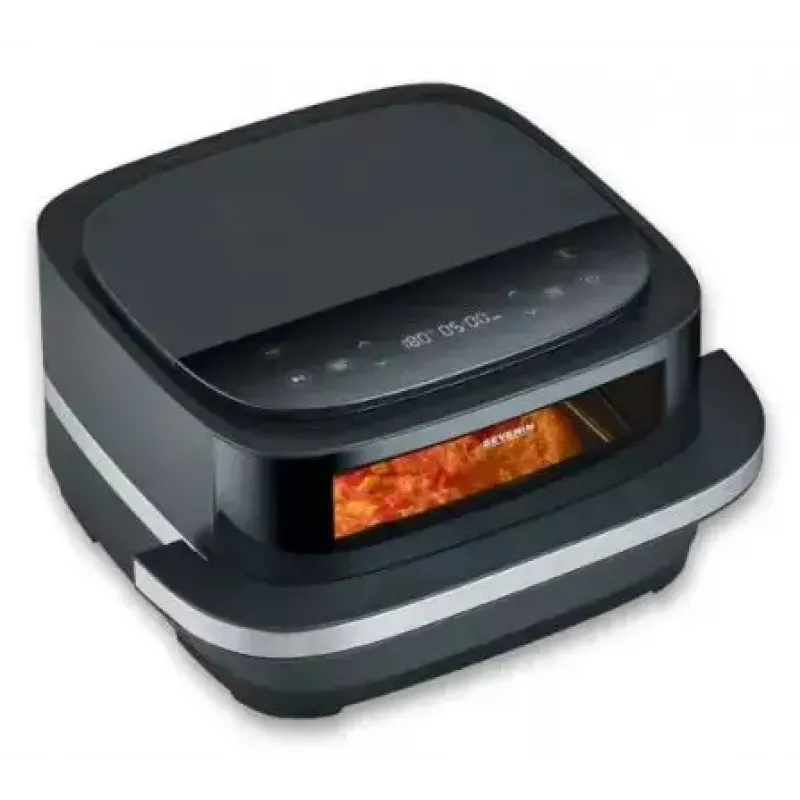 Pizzamaker Severin FR 2464 2200 W Schwarz Silber 1 Pizza