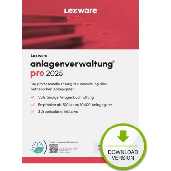 Lexware anlagenverwaltung pro 2025 „unbegrenzte Laufzeit” Download Buchhaltung 1 Jahr(e)