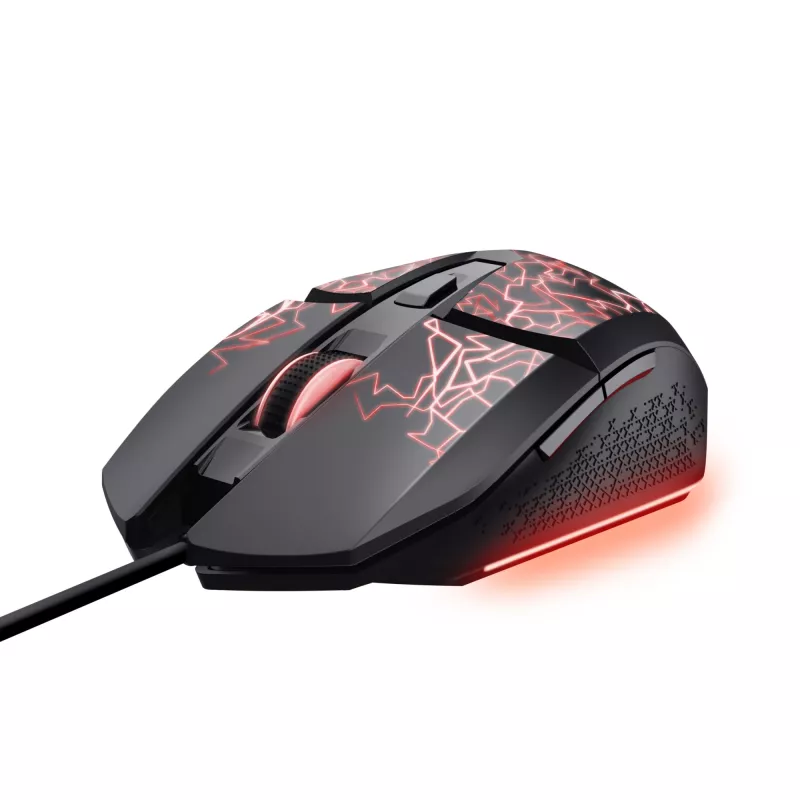 Trust GXT 113 Felox Maus Gaming Rechtshänder USB Typ-A Optisch 6400 DPI