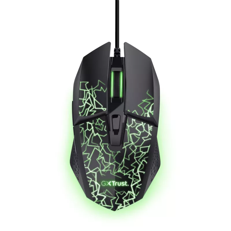 Trust GXT 113 Felox Maus Gaming Rechtshänder USB Typ-A Optisch 6400 DPI