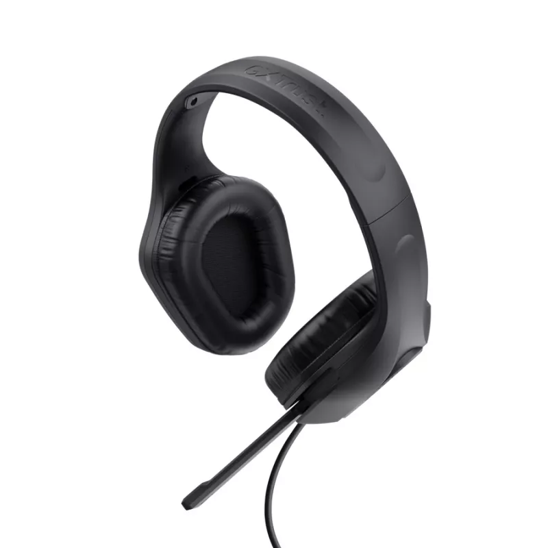 Trust GXT 417 Zirox Headset kabelgebunden Head-band Gaming Schwarz