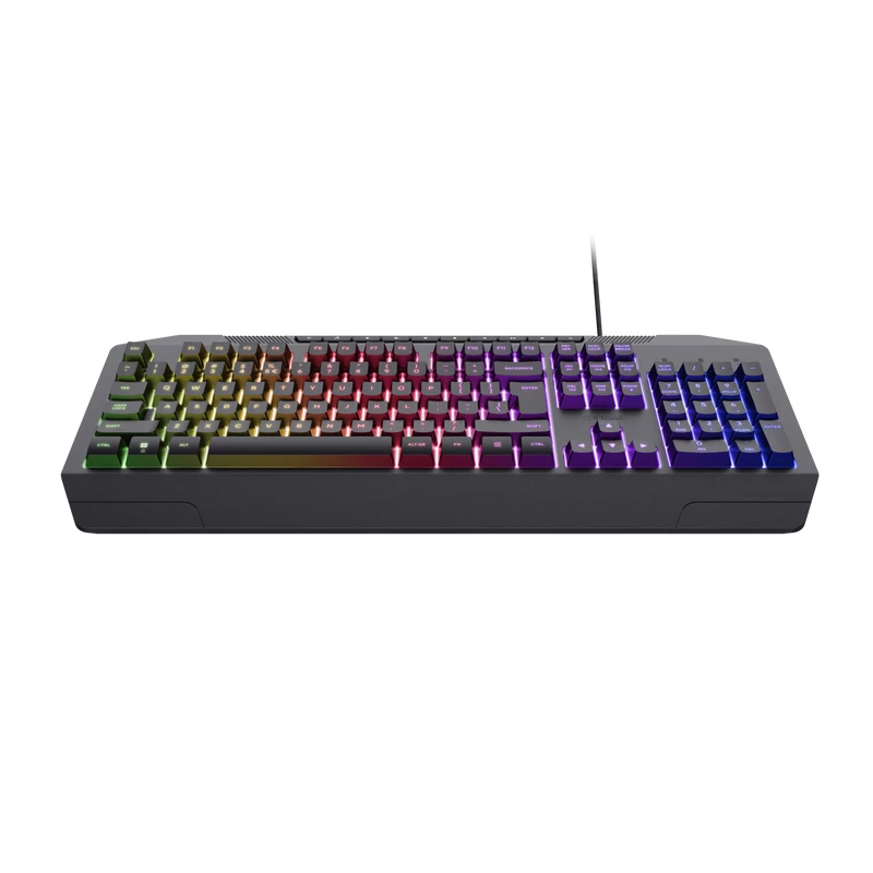 Trust GXT 836 EVOCX Tastatur Gaming USB Deutsch Schwarz