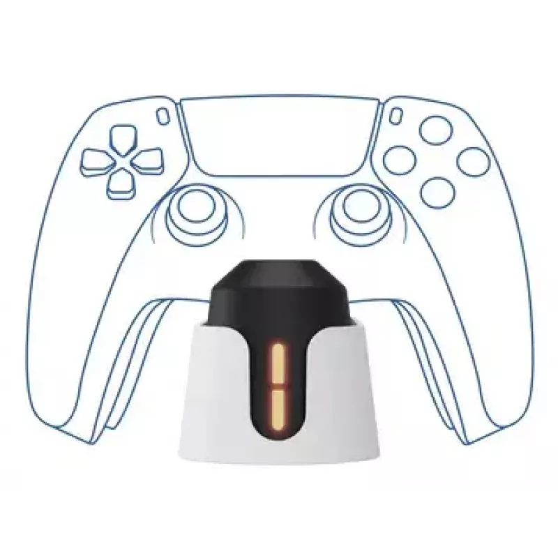 Ladestation Trust GXT 228 Dual für PlayStation 5 Schwarz Weiß