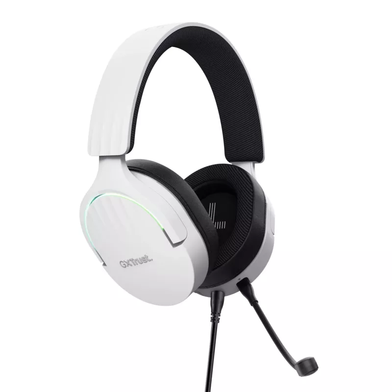 Trust GXT 490 FAYZO Headset, kabelgebunden, Kopfbügel, Motorrad, USB Typ-A, Schwarz, Weiß