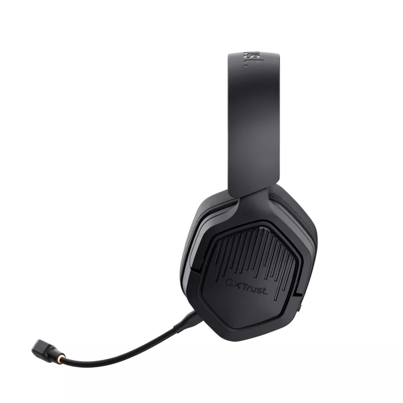Trust GXT 493 Carus Headset Kabelgebunden & Kabellos Head-band, Helm Gaming USB Type-C / USB Type-A Bluetooth Schwarz
