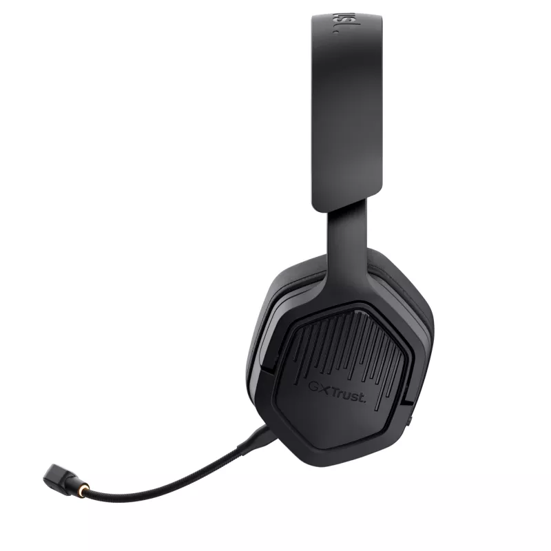Trust GXT 493 Carus Headset Kabelgebunden & Kabellos Head-band, Helm Gaming USB Type-C / USB Type-A Bluetooth Schwarz