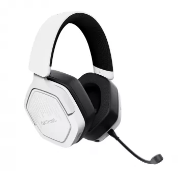 Trust GXT 493W Carus Headset Kabelgebunden & Kabellos Kopfband, Helm Gaming USB Typ-C / USB Typ-A Bluetooth Weiß