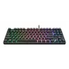 Mechanische Gaming-Tastatur TRUST 26135, 80% 87 Tasten, QWERTZ deutsches Layout, USB kabelgebunden, schwarz, 1,8 m Kabel