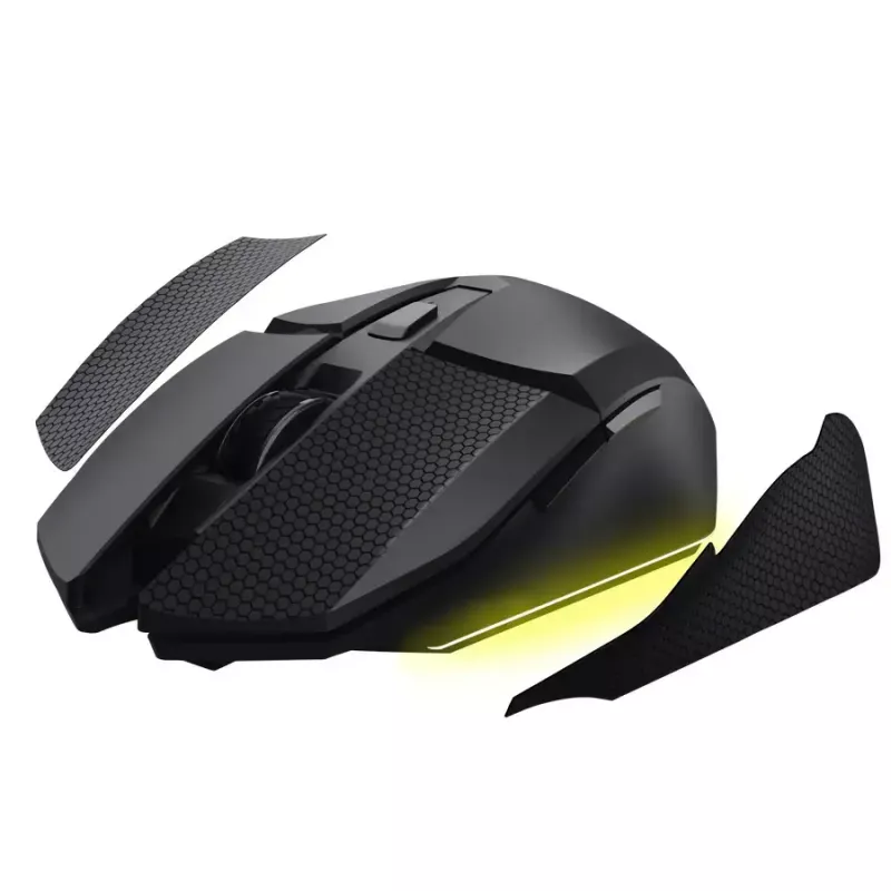 Gaming-Maus TRUST GXT 122 Felox+ — Rechtshänder, optisch, RF Wireless + Bluetooth, 10000 DPI, 7 Tasten, Multi-LED, schwarz