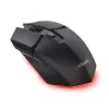 Gaming-Maus TRUST GXT 122 Felox+ — Rechtshänder, optisch, RF Wireless + Bluetooth, 10000 DPI, 7 Tasten, Multi-LED, schwarz