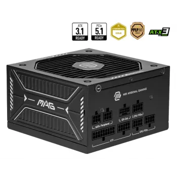 MSI MAG A650GLS PCIE5 Netzteil 650 W 24-polig ATX ATX Schwarz