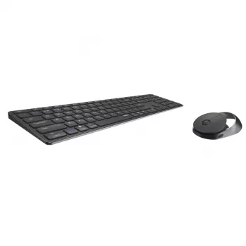 Rapoo 9850M Tastatur Maus enthalten Home RF Wireless Bluetooth QWERTZ Deutsch Grau