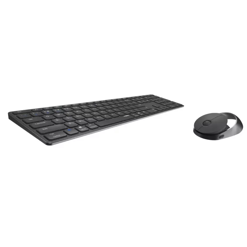 Rapoo 9850M Tastatur Maus enthalten Home RF Wireless Bluetooth QWERTZ Deutsch Grau