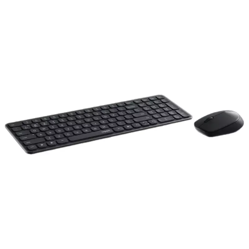 Rapoo 9310M Tastatur Maus enthalten Wireless Bluetooth Schwarz
