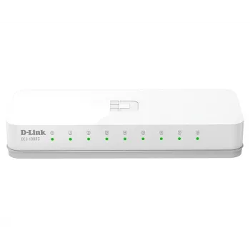 D-Link 0 Unmanaged Fast Ethernet (10/100) Desktop Weiß