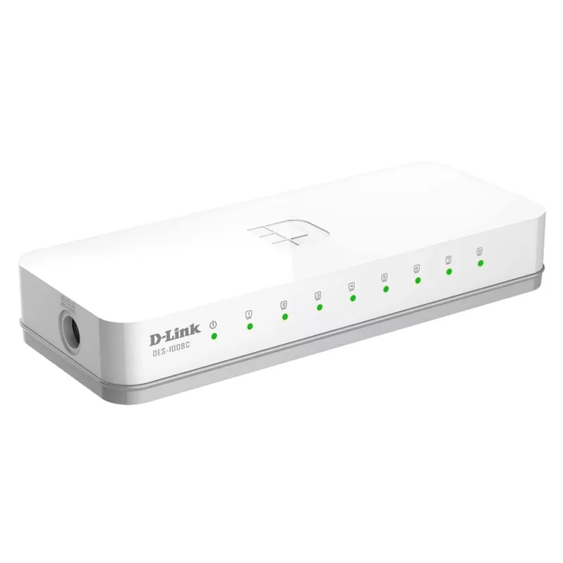 D-Link 0 Unmanaged Fast Ethernet (10/100) Desktop Weiß