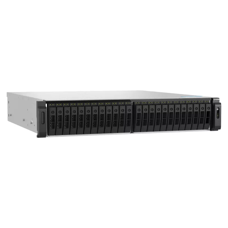 QNAP TS-H3077AFU-R7-64G NAS/Speicherserver Rack (2U) AMD Ryzen™ 5 64 GB DDR5 0 TB QuTS hero Schwarz, Metallisch