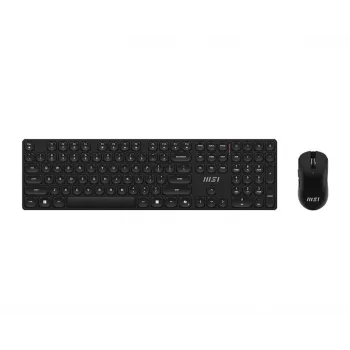 MSI FORGE K210 WIRELESS COMBO Tastatur Maus inklusive Home/Office USB Schwarz
