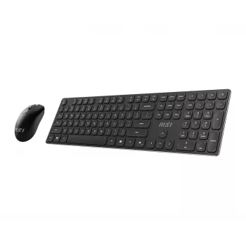 MSI FORGE K210 WIRELESS COMBO Tastatur Maus inklusive Home/Office USB Schwarz