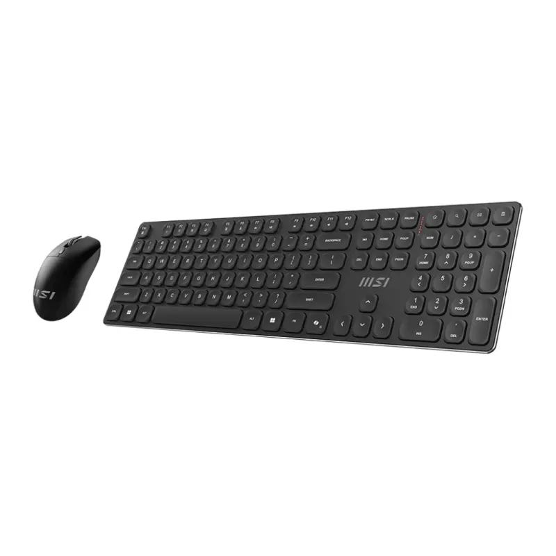 MSI FORGE K210 WIRELESS COMBO Tastatur Maus inklusive Home/Office USB Schwarz