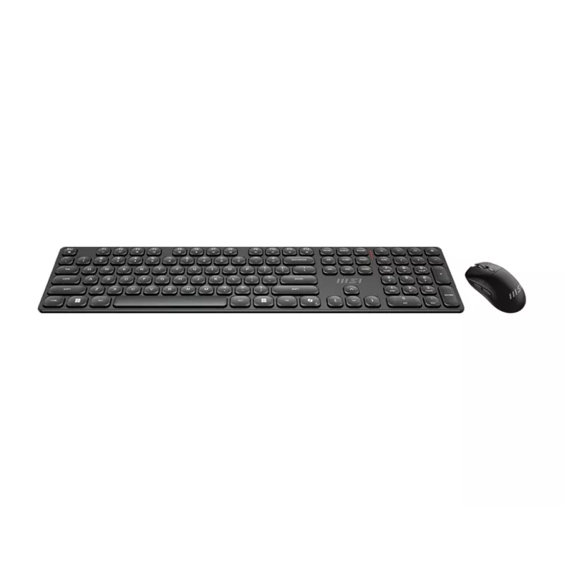 MSI FORGE K210 WIRELESS COMBO Tastatur Maus inklusive Home/Office USB Schwarz