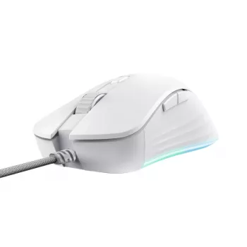 Trust GXT924W YBAR+ Maus Gaming Rechtshänder USB Typ-A Optisch 25600 DPI