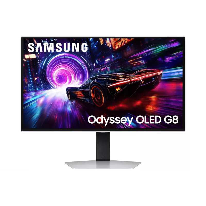 Computermonitor Samsung S27FG814SU 27 Zoll 4K UHD OLED 2160×3840, 0,03 ms, 178° Betrachtungswinkel, VESA, höhenverstellbar, metallic