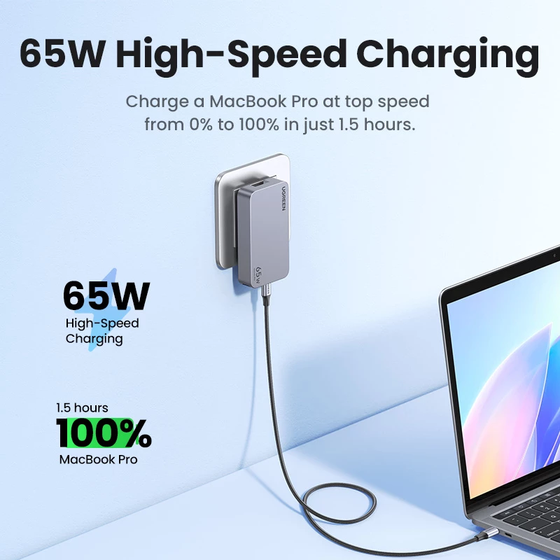 Indoor-Ladegerät UGREEN Nexode Pro 65W GaN Travel Charger