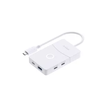 D-Link DUP-501 Schnittstellen-Hub USB 3.2 Gen 1 (3.1 Gen 1) Type-C 5000 Mbit/s Weiß