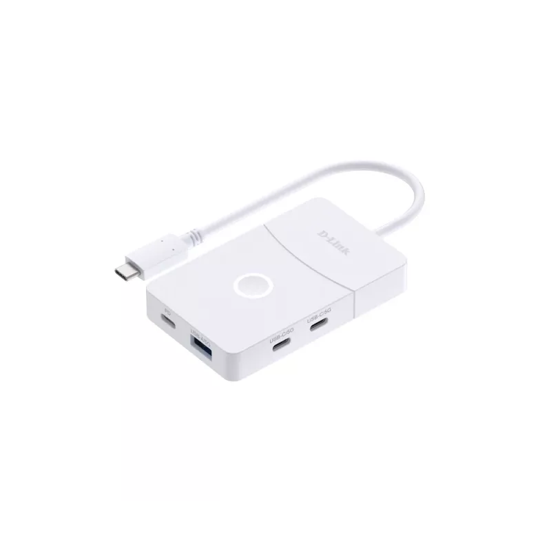 D-Link DUP-501 Schnittstellen-Hub USB 3.2 Gen 1 (3.1 Gen 1) Type-C 5000 Mbit/s Weiß