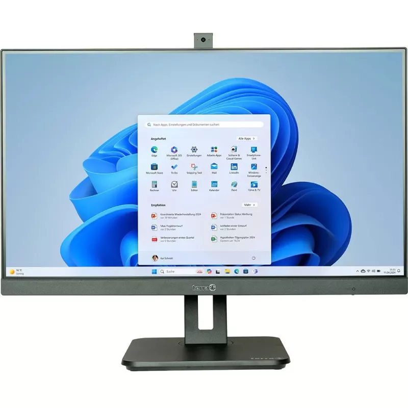 TERRA 1001378 All-in-One PC/Workstation Intel® Core™ i5 i5-12400 68,6 cm (27 Zoll) 1920 x 1080 Pixel 8 GB DDR5-SDRAM 1 TB SSD Windows 11 Home Wi-Fi 6 (802.11ax) Schwarz