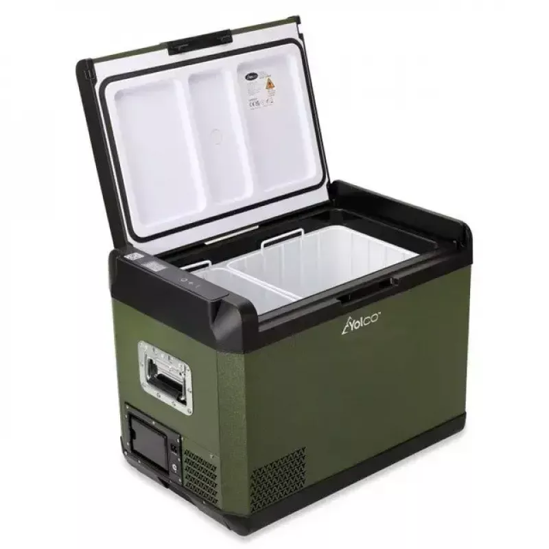 Tragbarer Kompressor-Kühlschrank Yolco GCX47 Grün 47L Kapazität energieeffizient