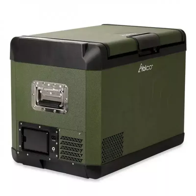 Tragbarer Kompressor-Kühlschrank Yolco GCX47 Grün 47L Kapazität energieeffizient