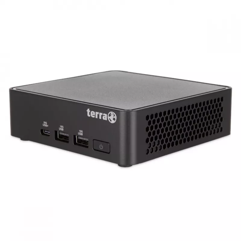 TERRA Micro 6000 SILENT GREENLINE Intel Core 5 120U 16 GB DDR5-SDRAM 500 GB SSD Windows 11 Pro Micro PC Mini PC Schwarz
