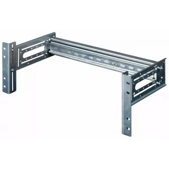 19-Zoll-Rackschiene EQUIP EZR-DIN-4, 4U DIN, RAL7035 grau, 485×210 mm