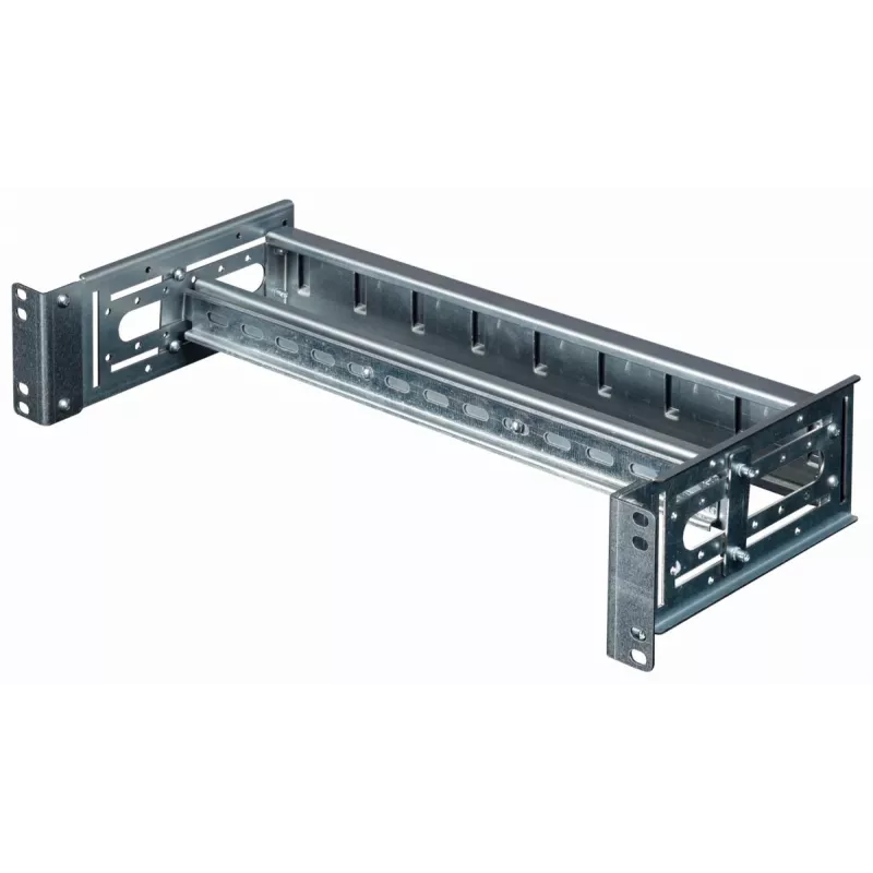 19-Zoll-Rackschiene EQUIP EZR-DIN-4, 4U DIN, RAL7035 grau, 485×210 mm