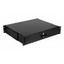 Schubladeneinheit Equip Abschließbare Schublade 19' 2U RAL9005 Schwarz