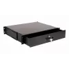 Schubladeneinheit Equip Abschließbare Schublade 19' 2U RAL9005 Schwarz